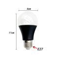 thumbnail image 2 of Light Bulbs Violet Ambient Light Atmosphere Light 395nm Wavelength 9W LED Black Quantity 1, 2 of 9