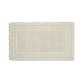 thumbnail image 3 of Better Trends 24" x 40" Bathroom Rug – 100% Cotton, Extra Soft Tufted Reversible Bath Mat, Water-Absorbent, Machine Washable (Ivory) Lilly Crochet Collection, 3 of 7