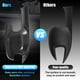 thumbnail image 5 of 1 Juego Unique Bargains Coche Exterior Puerta Manija Copa Carbono Fibra Negro Brillo, 5 of 8