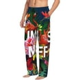 thumbnail image 2 of Daiia Summer Birds and Flowers Men's Sleep Pant with Pockets and Drawstring,Pajama Pants-XX-Large, 2 of 9
