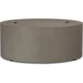 thumbnail image 6 of Real Flame Aegean 36" Round Steel Propane or Natural Gas Fire Pit Table in Mist Gray, 6 of 9