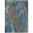 thumbnail image 2 of Addison Rugs Chantille Indoor/Outdoor Transitional Botanical Blue Machine Washable Rectangle Rug, 8' x 10', 2 of 8