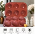 thumbnail image 1 of Juego de 2 Moldes de Silicona for Caramelos y Chocolates Esféricos - 6 Cavidades Cada uno, 1 of 8