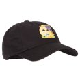 thumbnail image 3 of Party Icon Patched Unstructured Washed Cap - Black OSFM, 3 of 5