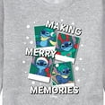 thumbnail image 3 of Lilo & Stitch - Making Merry Memories - Men's Crew Neck Fleece Pullover, 3 of 5