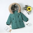 thumbnail image 2 of HIPYLO Denim Jacket Teen Jacket Boys Christmas Outfit Size 8 Toddler Boy Winter Clothes Boys Newborn Clothes 12-18 Month Girl Winter 10 Year Old Girl, Green 9-10 Years, 2 of 7