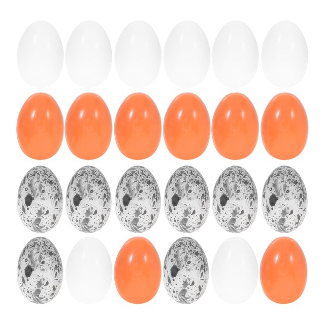36 piezas de huevos en miniatura, juguetes de micro paisaje, huevos en miniatura, juguetes de mini huevos, modelos de mini huevos, huevos en miniatura
