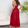 thumbnail image 5 of Hvyesh Women's Spaghetti Strap Nightgown Wedding Mesh Cocktail Evening Sleep Dress Slim Fit Dressy Theme Party Gowns, 5 of 6