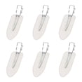 thumbnail image 1 of 6 pinzas para el pelo que no se doblan, pinzas para el pelo que no se arrugan (blanco brillante), 1 of 3
