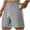 Gray, variant on ZQUUVOU Men's Loose Sports Shorts Bermuda Waist Drawstring Casual Shorts For Men's Shorts Olive Green