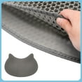 thumbnail image 2 of Coziwow Cat-Head Cat Litter Mat, Waterproof Kitty Litter Trapping Mat, Double Layer Mat, Easy to Clean, Dark Gray, 2 of 6