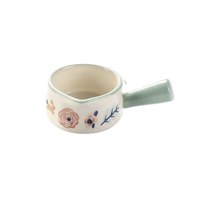 Hand-painted Milk Pitcher With Handle Ceramic Dipping Saucer Western Steak Sauce Pot