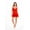 Red, variant on Lingerie Dress With Pantie Set