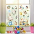 thumbnail image 6 of Darzheoy 9 Sheets Easter Window Clings Easter Bunny Egg Window Decals Double-Sided Seasonal Spring Floral Butterfly Window Decor for Easter Egg Hunt Games Party Supplies, 6 of 6
