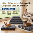 thumbnail image 7 of BlissHaven 47x29 XL Orthopedic Dog Bed Mat up to 120lbs, Premium Flat Pet Bed with Anti-Slip Bottom & Machine Washable Cover for Large Breed Dogs, 7 of 7
