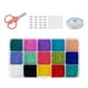 thumbnail image 4 of 1 caja de 15 colores de de semillas de de , de para pulseras, collares, pendientes, de bricolaje sólido 3mm 7500pcs, 4 of 9