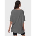 thumbnail image 3 of Women's Plus Size T Shirts Oversized Tees Summer Half Sleeve Crew Neck Tunic Tops, 3 of 6