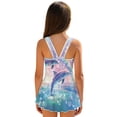 thumbnail image 2 of FUIALDOLG Cartoon Bee Swimwear for Little Girl,One-Piece Swimwear Quick Drying Kids Beach Bathing Suit with Skirt Sleeveless Tank Top A-Line Flowy Dress for Swimming,Beach Vacation,Water Active 3-4 Y, 2 of 7