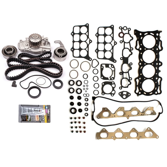 ECCPP Timing Belt Water Pump and head gasket Kit Fit for 1992 1993 1994 1995 Honda Prelude2.2L 2156CC l4 GAS SOHC