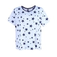 thumbnail image 2 of PJ Couture  Star Print Short Pajama Set (Women's Plus), 2 of 4