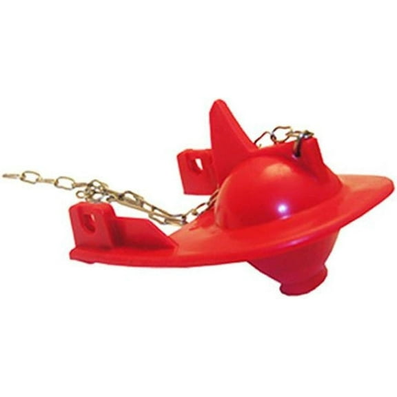 LASCO 04-1537 Kohler Replacement Red Fin Back Style with Chain Toilet Flapper