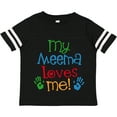 thumbnail image 3 of Inktastic My Meema Loves Me Boys or Girls Toddler T-Shirt, 3 of 5