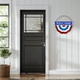 thumbnail image 2 of Northlight Americana "Welcome" Metal Wall Sign with Bunting - 19.5", 2 of 6