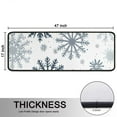 thumbnail image 5 of Kitchen Rugs Sets Of 2,Blue Christmas Snowflake Pattern Anti Fatigue Kitchen Mat Rugs Non Slip Washable,Decorative Kitchen Floor Mats for Kitchen,Sink,Laundry,17"x47"+17"x47", 5 of 5