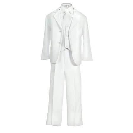 Avery Hill Boys Formal 5 Piece Suit with Shirt and Vest (Toddler Little Boys Big Boys)