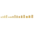 thumbnail image 3 of 330 Pcs Brass Threaded Insert Nuts M2 M3 M4 M5 Female Thread Knurled Nut Inserts Embedment Nut for 3D Printing Part, 3 of 6