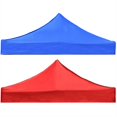 thumbnail image 2 of 3pcs 2X2M Canopy Top Cover Replacement Four-Corner Tent Cloth Foldable Rainproof Patio Pavilion Replacement Blue, 2 of 7