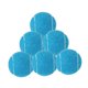 thumbnail image 5 of 6 pelotas de tenis de 6,4 cm de diámetro, resistentes al desgaste, para principiantes. Azul, 5 of 8
