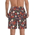 thumbnail image 3 of Kdxio Winter Holiday Christmas Pattern Mens Casual Shorts - Drawstring Summer Beach Sports Shorts for Men, 3 of 9