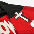 thumbnail image 3 of Death Row Records Men's Headgear Classics Tupak Shaku Embroidered Hockey Jersey (Small, Red/Black), 3 of 8