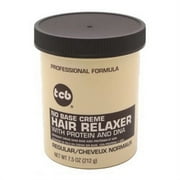 Tcb No Base Creme Hair Relaxer, Regular Jar, 7.5 Oz, 2 Pack