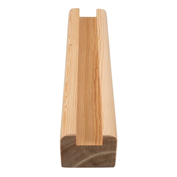 OUNONA Beige Full-Length Wood Floor Mirror Stand with Minimalist Style, Stable and Multifunctional for Home Bedroom or Living Room