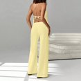 thumbnail image 3 of Women's Fashionable High-End Backless Slim Fit Sleeveless Vest And Trouser Set, Size S-2XL, 3 of 4