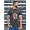 thumbnail image 2 of Abstract World Rave Style T-Shirt Men -Image by Shutterstock, Male 3X-Large, 2 of 4