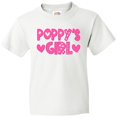 thumbnail image 3 of Inktastic Poppy's Girl Pink with Hearts Youth T-Shirt, 3 of 5