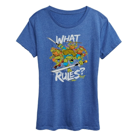 Teenage Mutant Ninja Turtles - What Rules - Women's Short Sleeve Graphic T-Shirt
