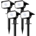 thumbnail image 1 of Focos solares nipify, paquete de 4, 56 LED, impermeables, con sensor de movimiento, 1 of 6