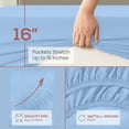 Superity Linen Cot (33 x 75) Fitted Sheet Made from Cotton. Moisture