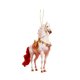 thumbnail image 1 of Colgante de caballo 2D acrílico realista, adorno navideño con lazo para colgar, ideal para amantes de la equitación., 1 of 8