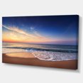 thumbnail image 2 of Beautiful Blue Cloudscape Over Sea - Seashore Canvas Art Print, 2 of 3