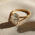 thumbnail image 3 of Cora Jewellery 3CT Art Deco Moissanite Engagement Ring For Women, 10K White Gold, 3 of 6