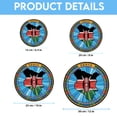 thumbnail image 6 of Kenya Travel Decor Suncatcher Stained Glass Window Hanging, Gift for Traveller, Collection of Country Travel Souvenirs for Family and Friends, Kenya Map and Flag Décor, 6 of 6