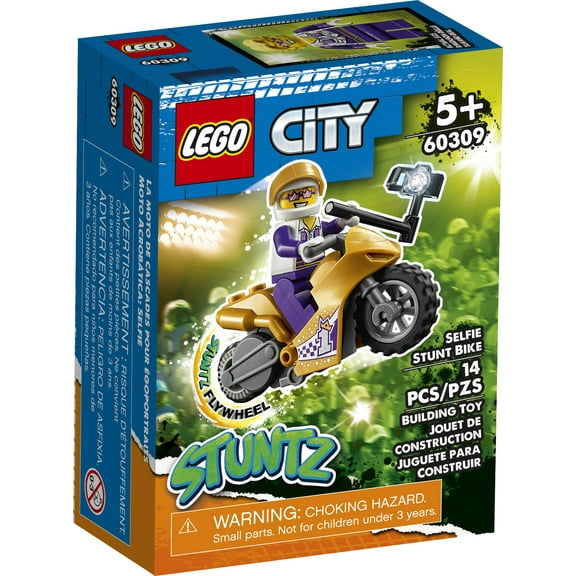 LEGO Selfie Stunt Bike 60309 Building Set (14 Pieces)