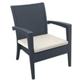 thumbnail image 2 of Compamia Miami Outdoor Club Chair in Dark Gray, 2 of 10