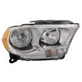 thumbnail image 1 of HEADLIGHTSDEPOT Chrome Housing Halogen Headlight Compatible With Dodge Durango 2011-2013 Includes Right Passenger Side Headlamp, 1 of 4