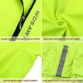 thumbnail image 4 of Wosawe Men's Cycling Jersey Spring Autumn Half-zip MTB Bike Riding Long Sleeve Shirt Clothing, 4 of 8